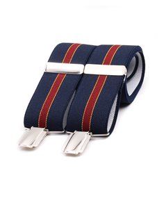 Tirantes  raya granate