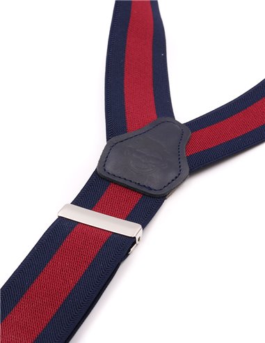 Tirantes Raya Burdeos X/Y