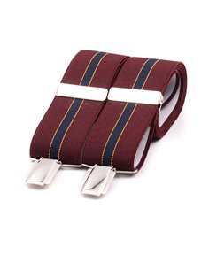 Tirantes Raya Burdeos Azul X/Y