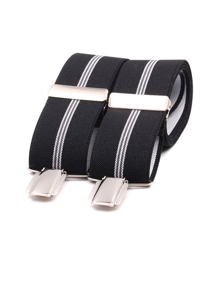 Tirantes Raya fina negro X/Y