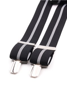 Tirantes Raya fina negro X/Y 2