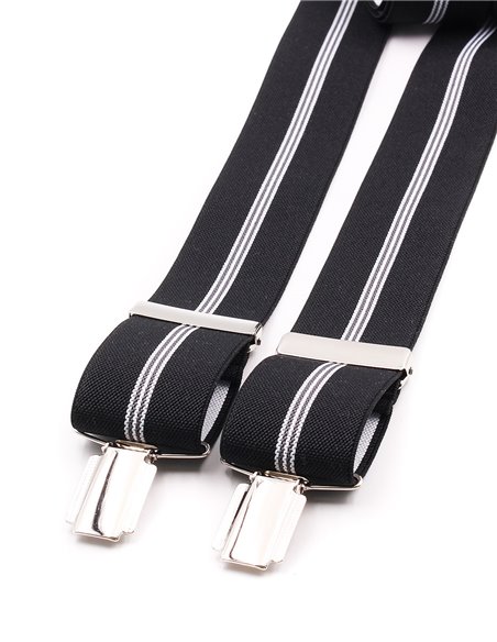 Tirantes Raya fina negro X/Y