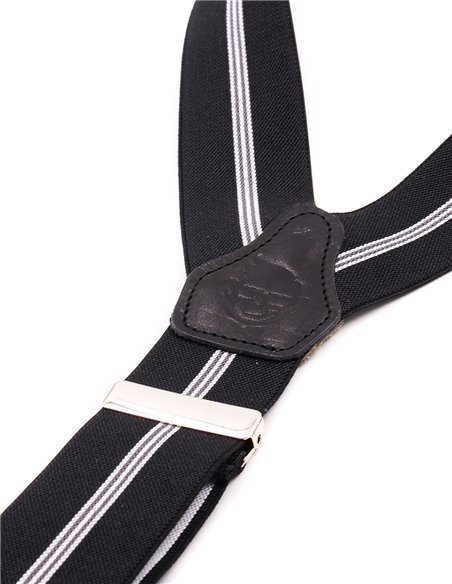 Tirantes Raya fina negro X/Y