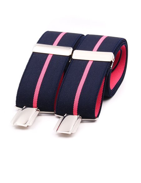 Tirantes Raya Azul Rosa X/Y