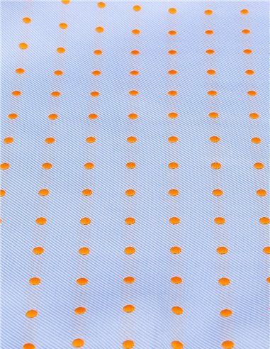 PAÑUELO  LUNAR AZUL CELESTE