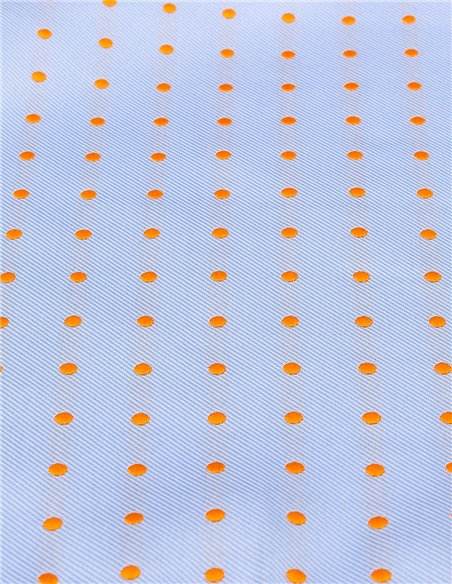 PAÑUELO  LUNAR AZUL CELESTE