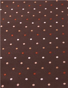 PAÑUELO  LUNAR MARRÓN 2