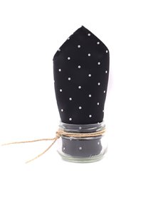 PAÑUELO  LUNAR NEGRO