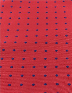 PAÑUELO  LUNAR ROJO AZUL 2