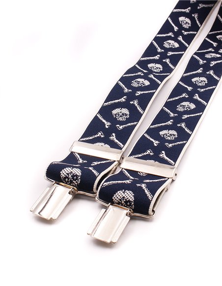 Tirantes Calaveras Azul marino Y