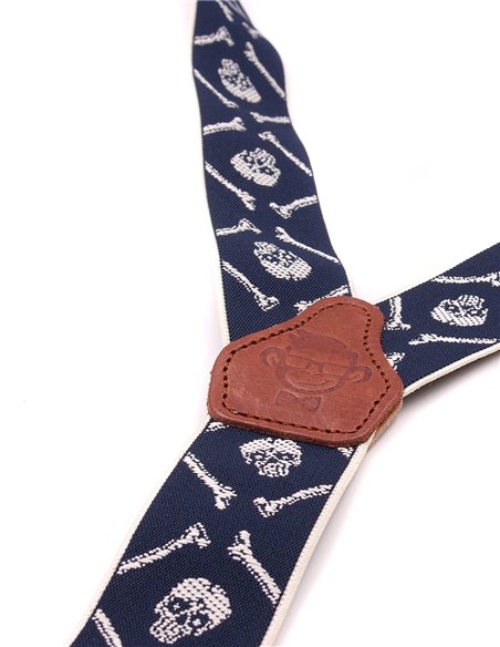 Tirantes Calaveras Azul marino Y