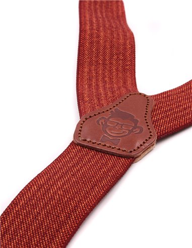 Tirantes denin tostado Y