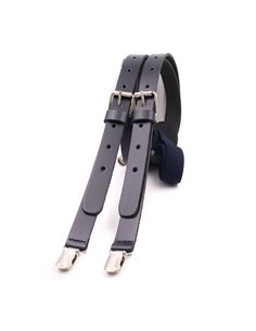 Tirantes Cuero Azul Marino