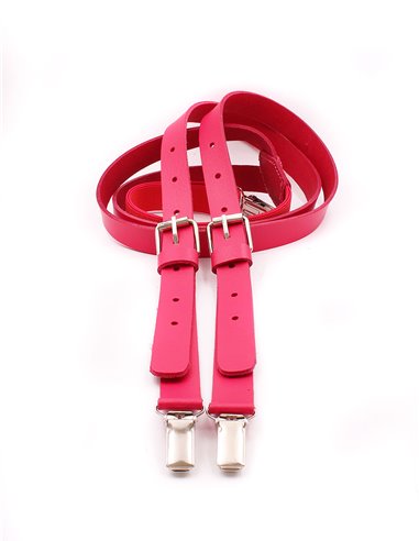Tirantes Cuero Rosa