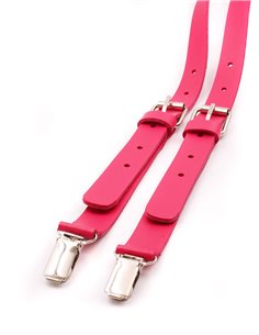 Tirantes Cuero Rosa 2