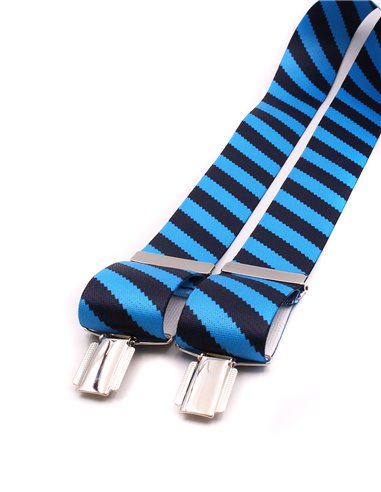 Tirantes Diagonal Azul Y