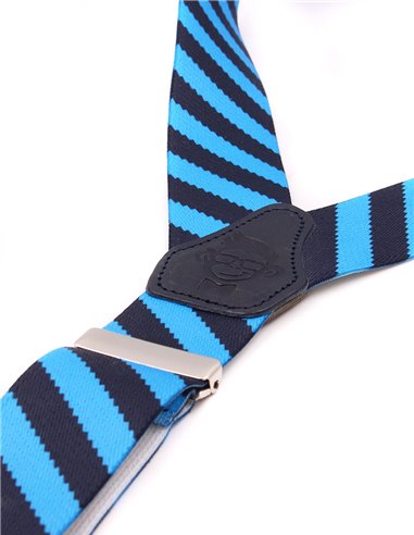 Tirantes Diagonal Azul Y