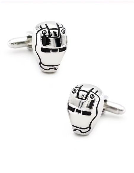 GEMELOS IRON MAN SILVER