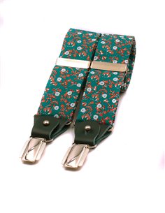 Conjunto Tirantes y Pajarita Terry Flowers 2