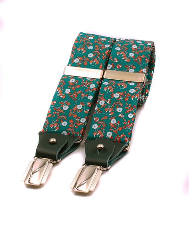 Conjunto Tirantes y Pajarita Terry Flowers