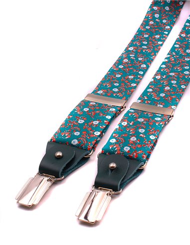 Conjunto Tirantes y Pajarita Terry Flowers