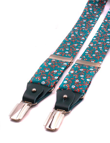 Conjunto Tirantes y Pajarita Terry Flowers