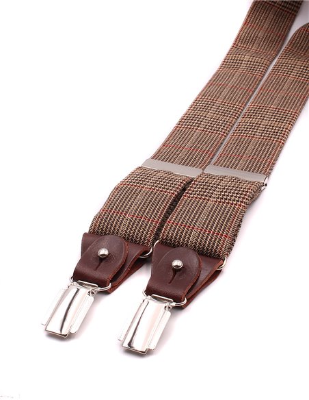 Conjunto Tirantes y Pajarita Glen Plaid