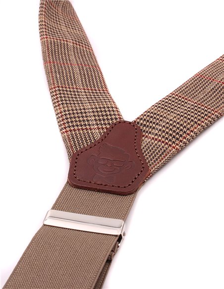 Conjunto Tirantes y Pajarita Glen Plaid