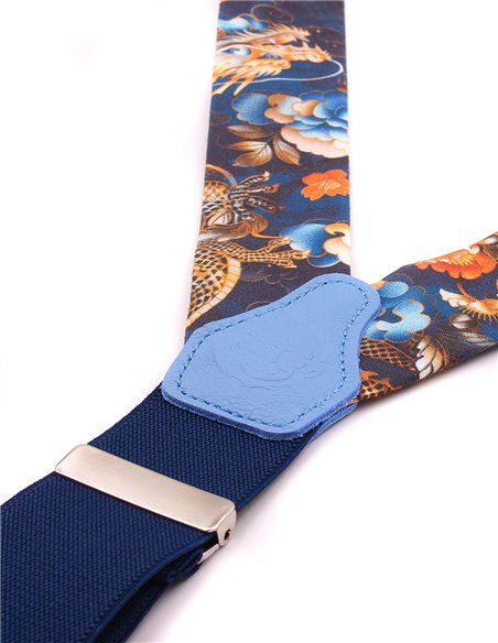 Conjunto Tirantes y Pajarita Wagara Blue