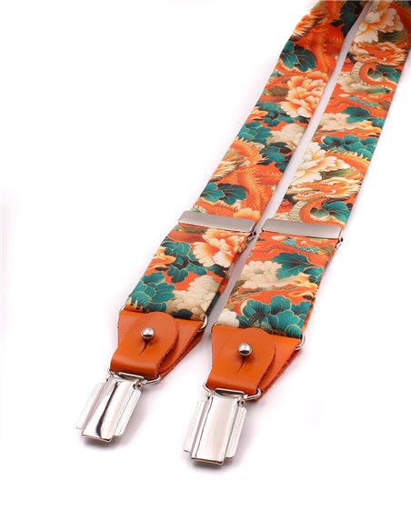 Conjunto Tirantes y Pajarita Wagara Orange