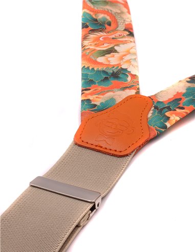 Conjunto Tirantes y Pajarita Wagara Orange