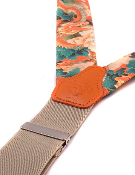 Conjunto Tirantes y Pajarita Wagara Orange