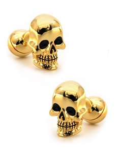 GEMELOS CALAVERA DORADA 2