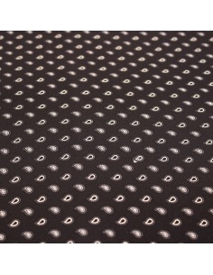 PAÑUELO SEDA CACHEMIR NEGRO 2